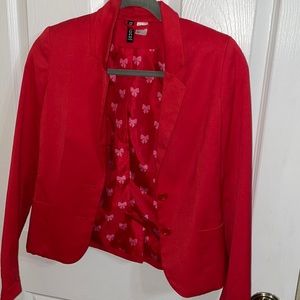 Red Blazer Size 4